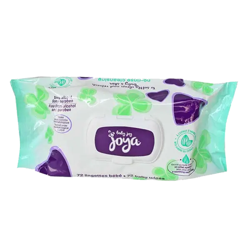 Lingettes pour bébé Joya (amande)- 72pcs